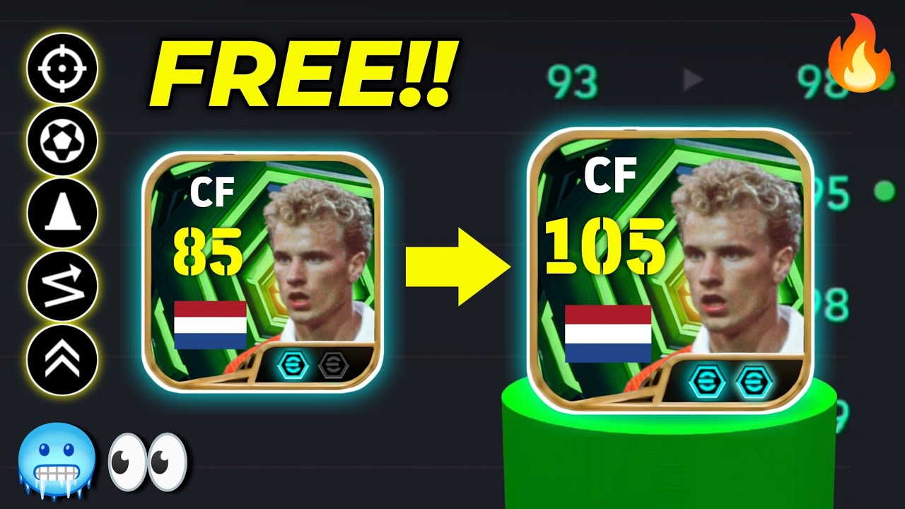 🎁 Epic Dennis Bergkamp Best Training Guide - How to train D. Bergkamp in efootball 2026 Mobile