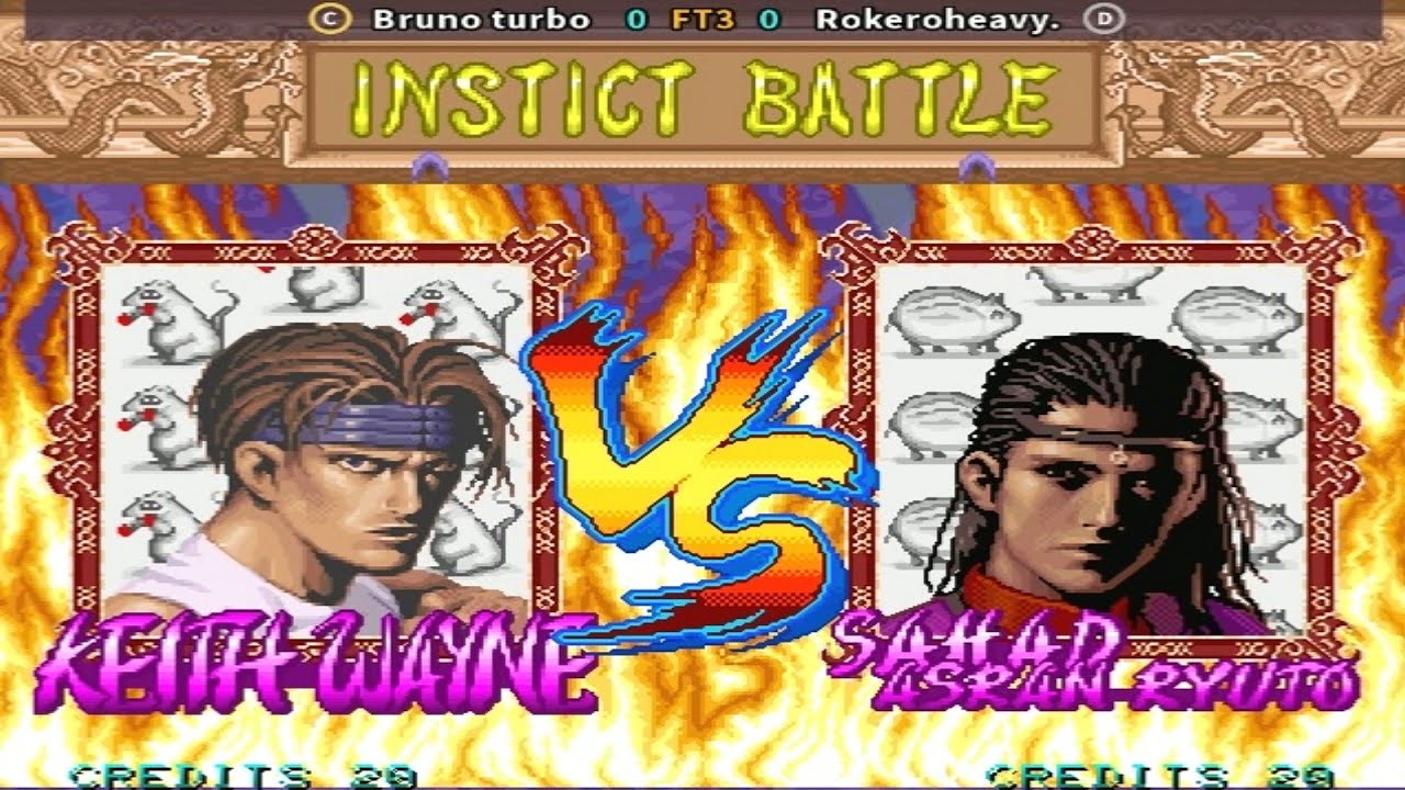 Power Instinct 2 - Bruno turbo vs Rokeroheavy. FT5
