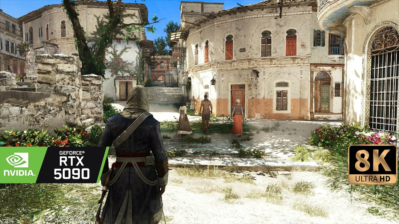 [8K60] Assassins Creed Black Flag Remastered &ndash; 4K RTX 5090 Ultra Raytracing Showcase graphics