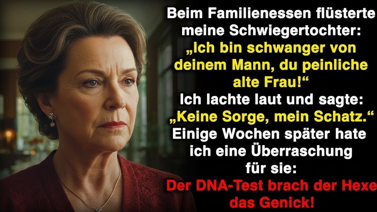 „Ich bin von deinem Mann schwanger“, flüsterte sie mir beim Abendessen plötzlich ins Ohr!