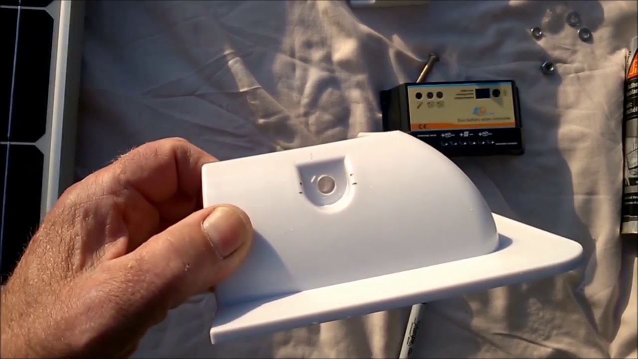 How to fit a solar panel to a motorhome or caravan  Part 1