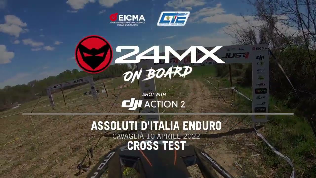 - ON BOARD CAMERA DJI Action 2 - CROSS Test #JUST1 - Assoluti d'Italia Enduro #Eicma - CAVAGLIA'