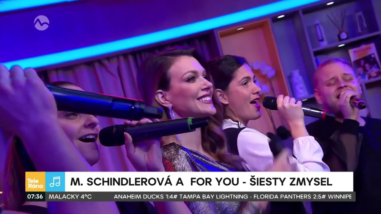 Šiesty zmysel - Martina Schindlerová & For You - Teleráno TV Markíza 12/2025