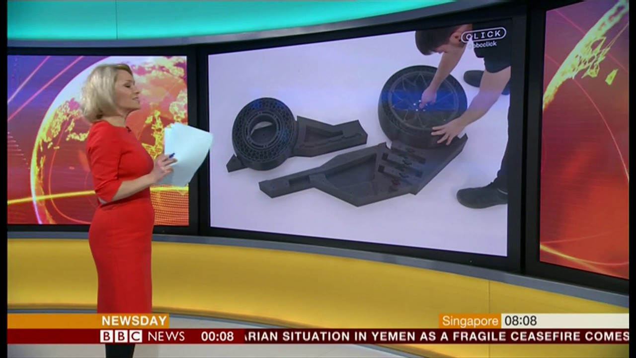 BigRep 3D printed electric bike (Germany) - BBC News - 29th January 2019