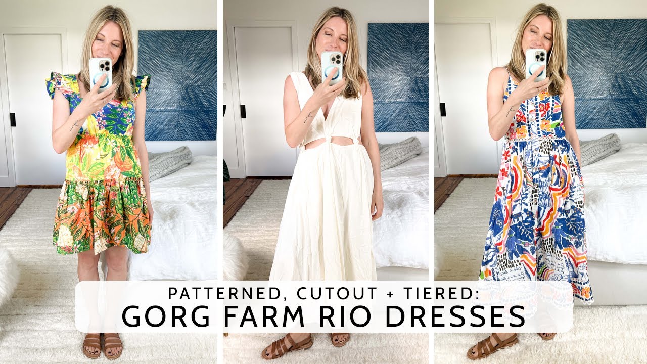Patterned, Cutout + Tiered: A Farm Rio Dress Haul