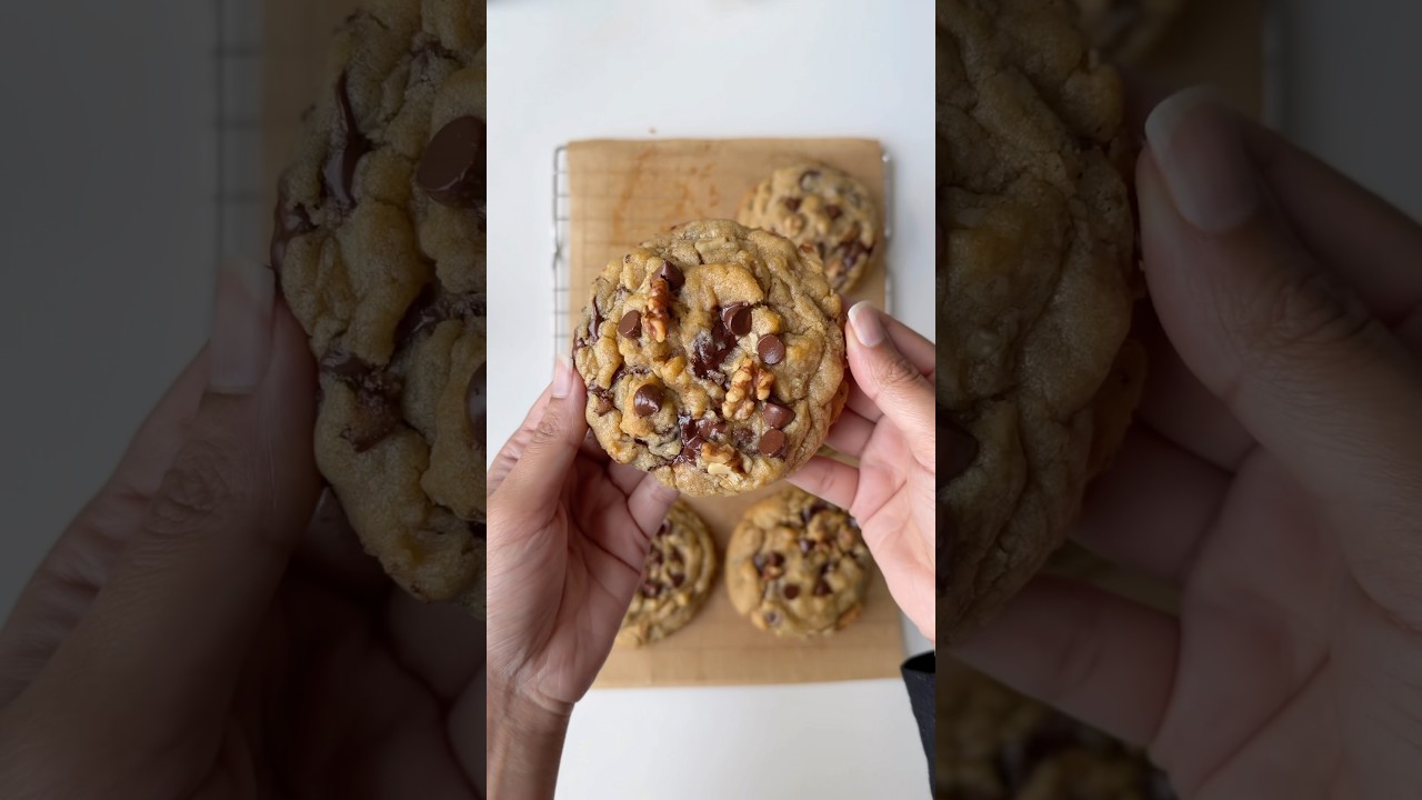 Walnut chocolate chip cookies 🍪