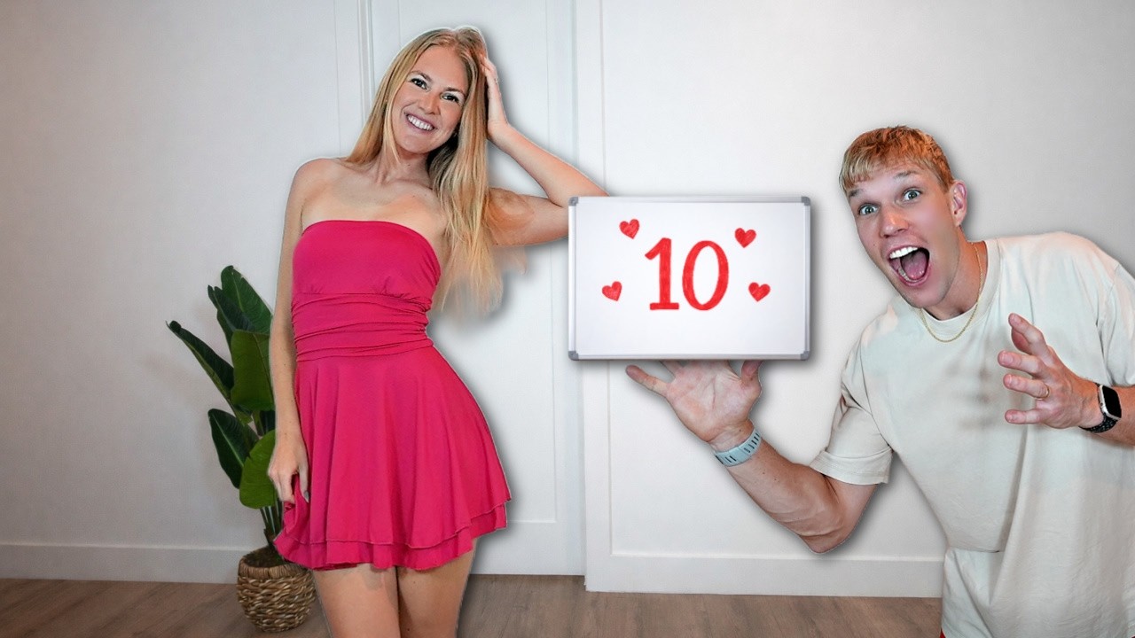 MY HUSBAND RATES MY VALENTINE'S DAY DATE OUTFITS!