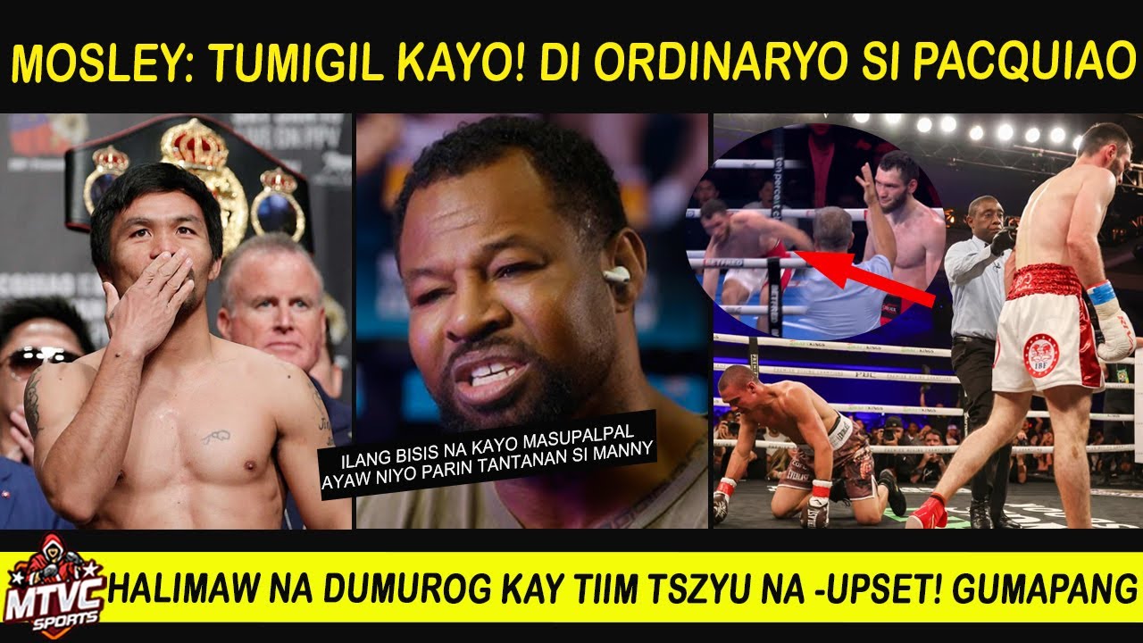 Mosley Napikon! Dinipensahan si PACQUIAO | Halimaw na Dumurog kay Tszyu UPSET!