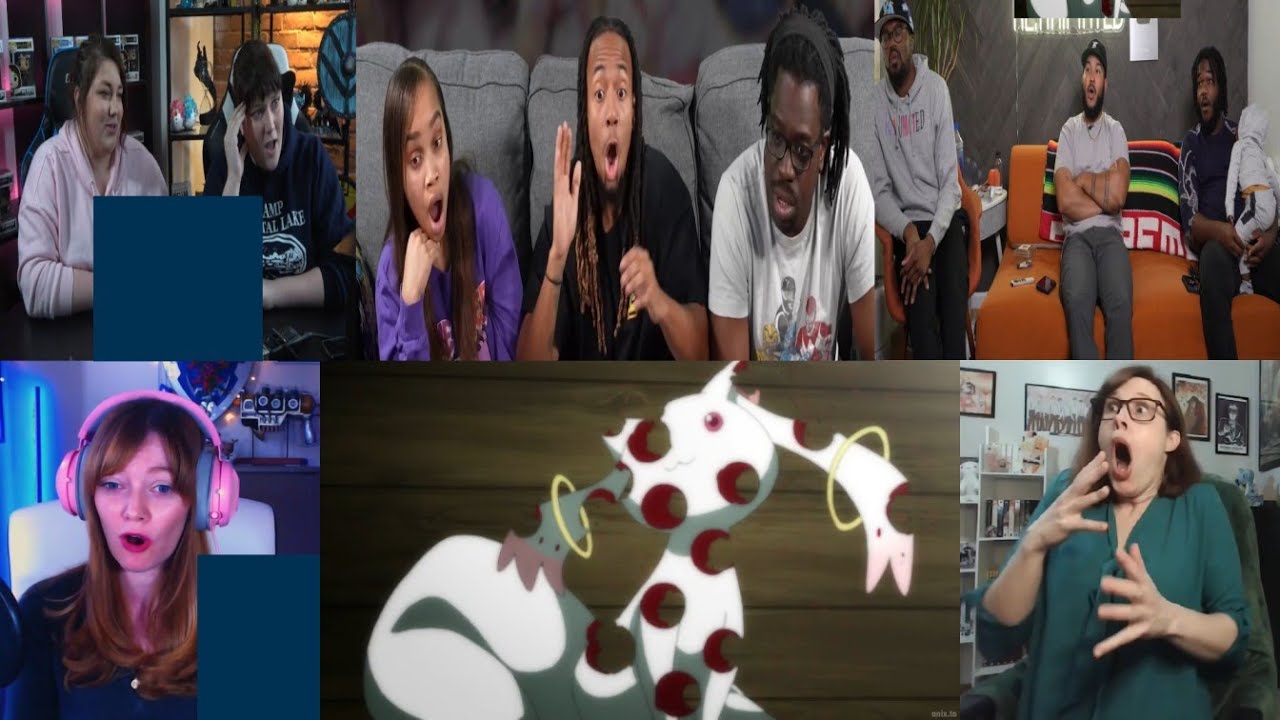 MADOKA MAGICA  EPISODE 8 REACTION MASHUP!!