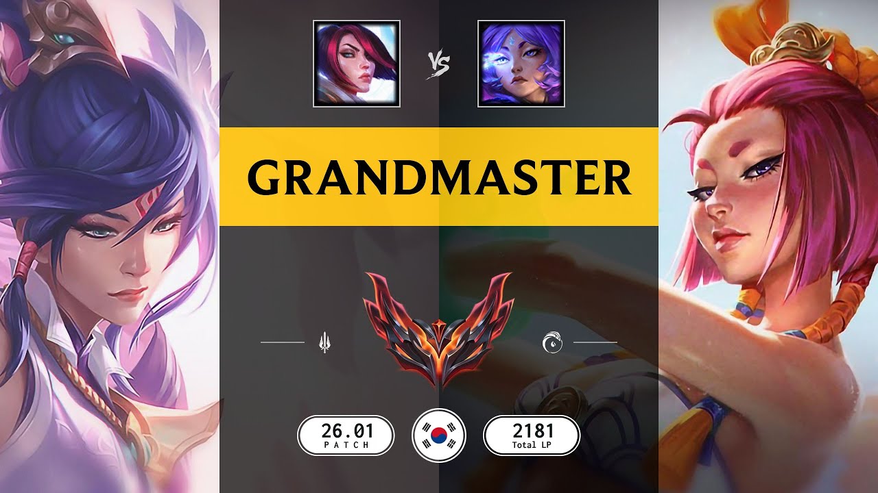 Grandmaster Match: Fiora vs Yunara - KR server Patch 26.01