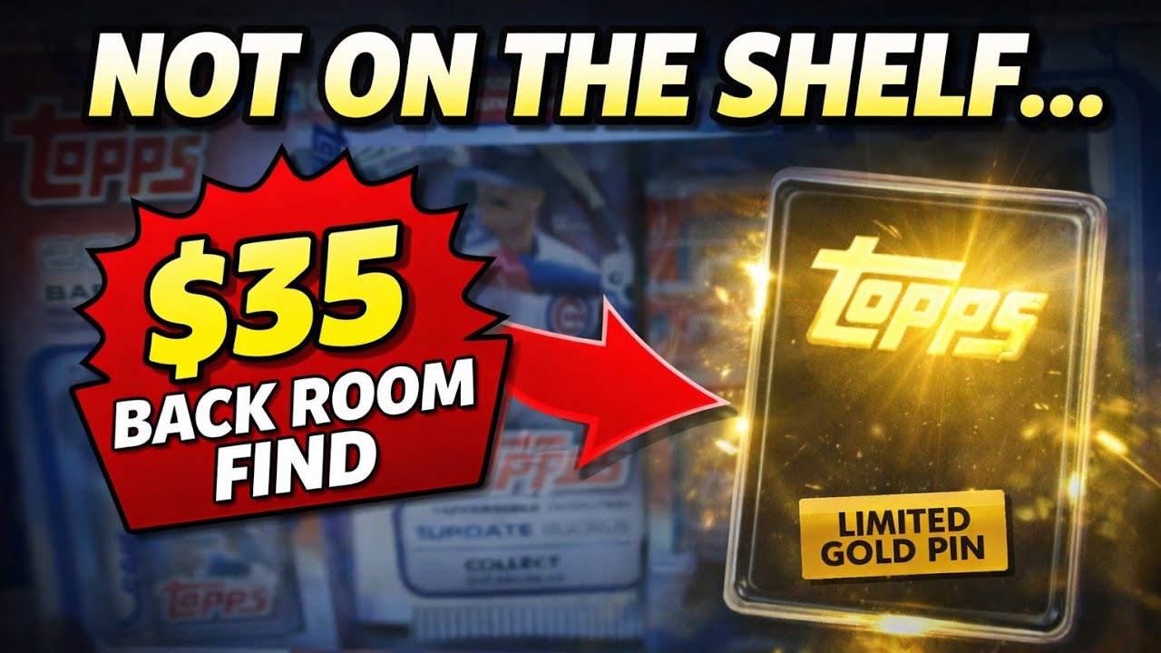 They Hid This $35 Topps Super Box… Limited Gold Pin Pull?! 👀🔥