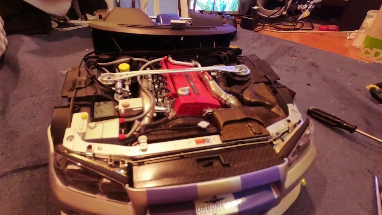 #デアゴスティーニ ワイルドスピード日産スカイラインGT-Rブライアンモデルを作る104号