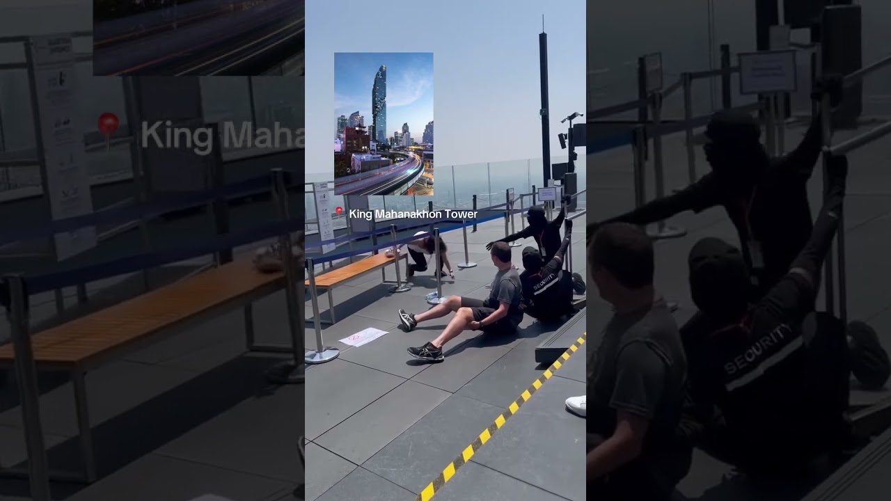 Earthquake experienced in Bangkok King&rsquo;s Tower  #earthquake  #bangkokthailand  #mahanakhonskywalk