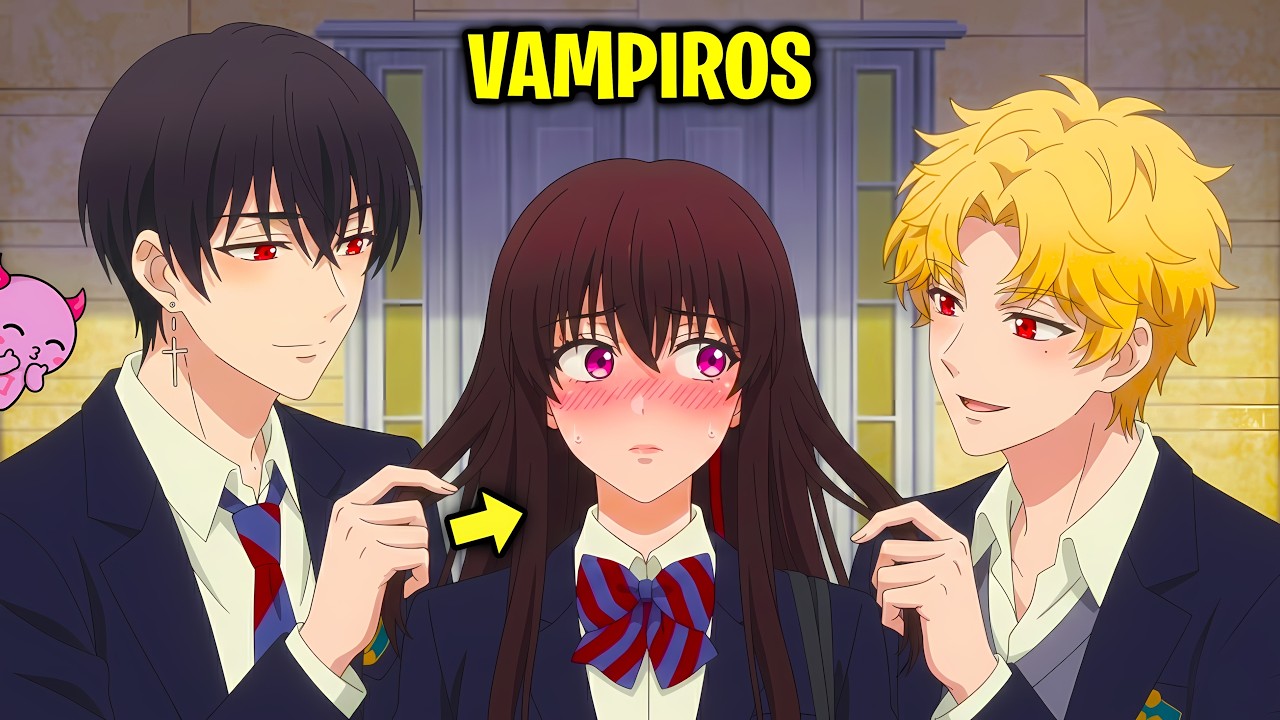 💟FUE OBLIGADA A TRANSFERIRSE A UNA ACADEMIA NOCTURNA LLENA DE CHICOS MISTERIOSOS (1-5)|RESUMEN ANIME