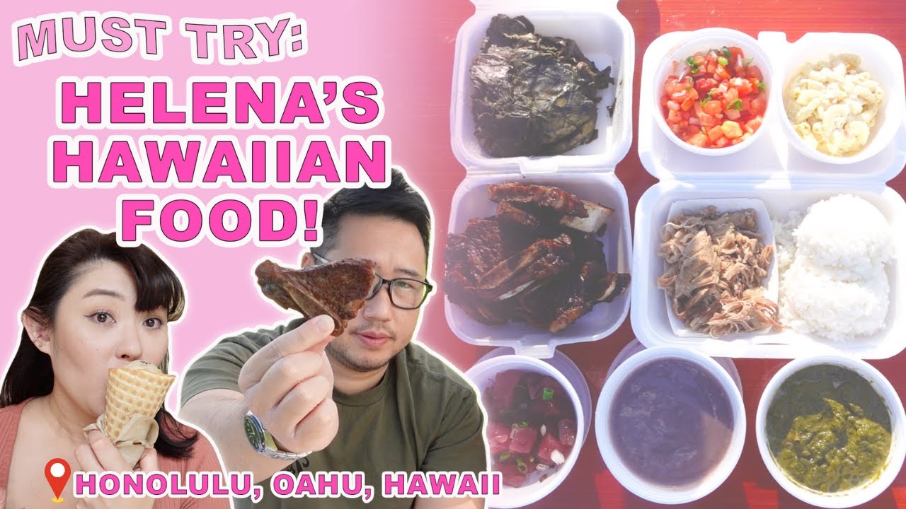 Award Winning HAWAIIAN FOOD: Helena's Hawaiian Food! || [Honolulu, Oahu] Eat Like a Local!