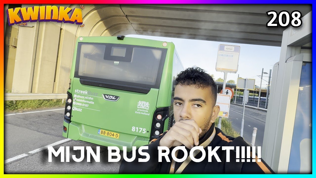 Rook uit de bus + 112 voor een verwarde man = hectiek op de bus!