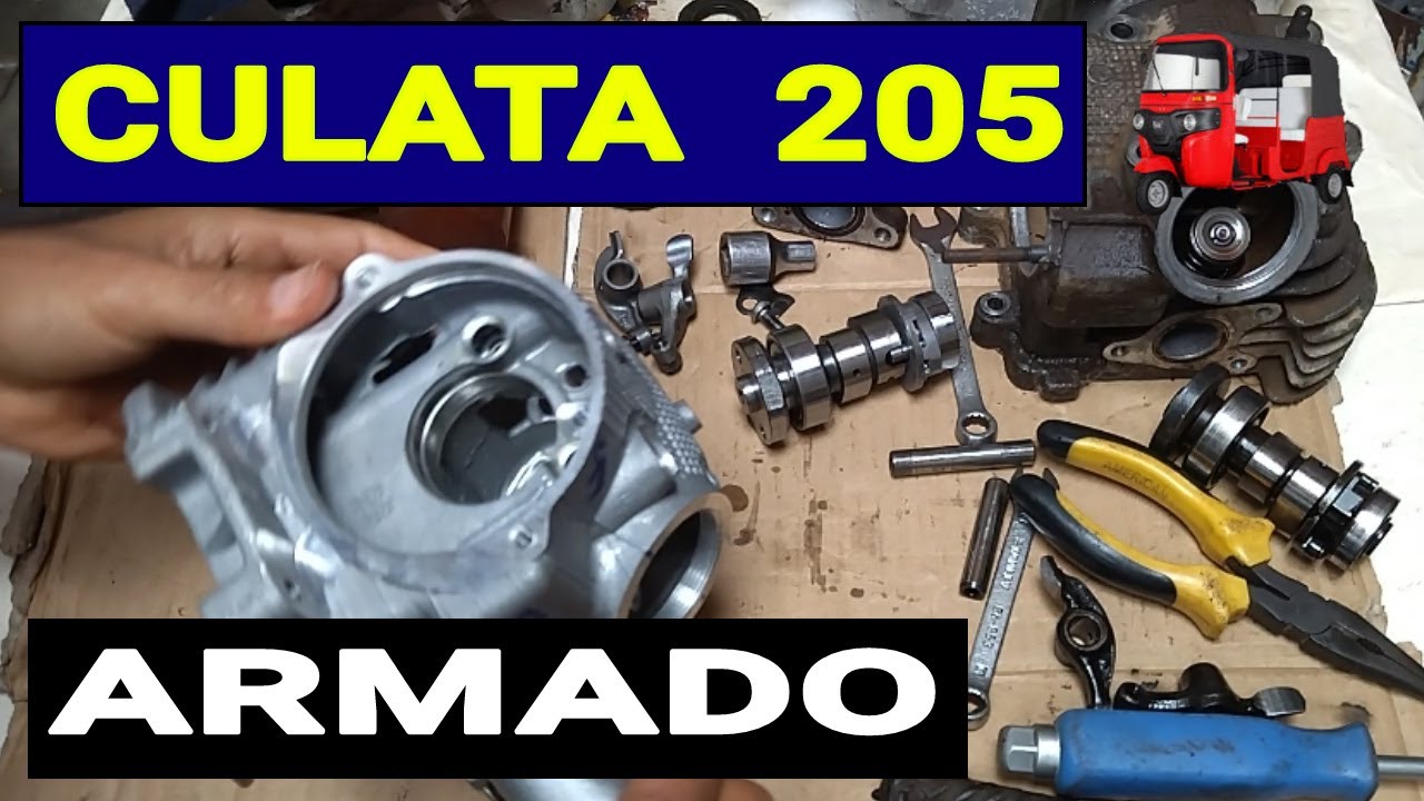CULATA ARMADO Y EXPLICACION .  😎RE 205