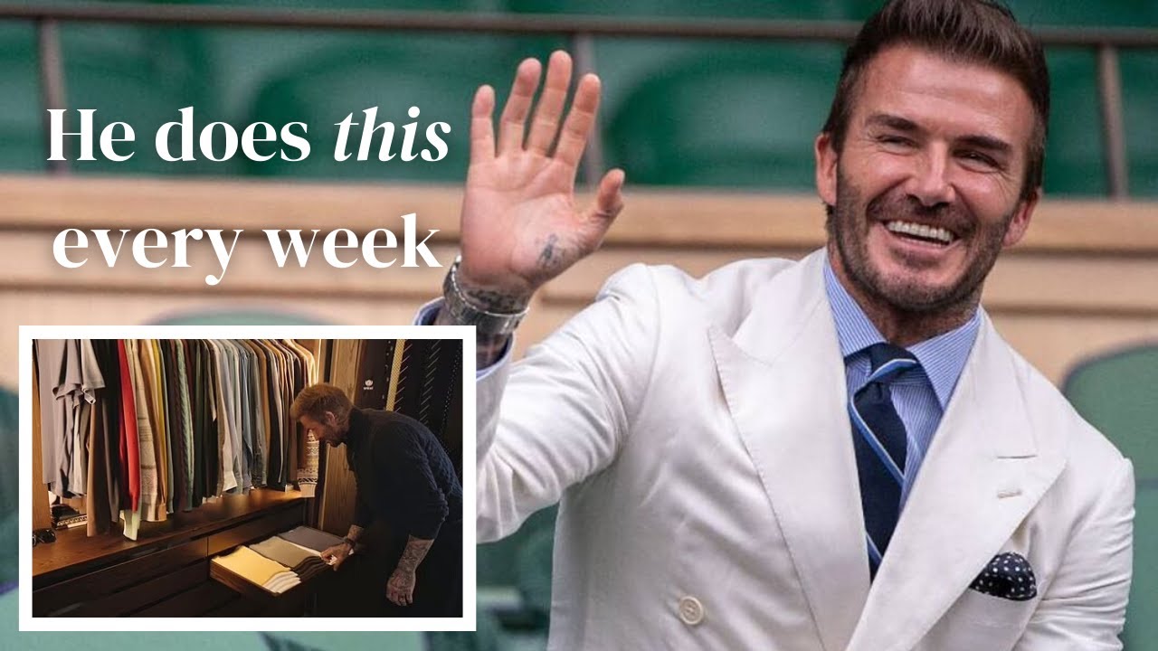 Style Secrets of David Beckham | Habits of the Best-Dressed Athelete