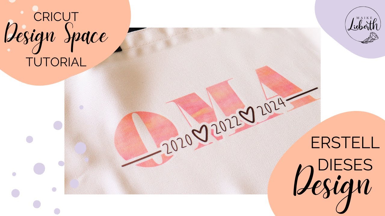 ✨ DIY Geschenkidee: Personalisierte Umrandung mit Offset! Cricut Design Space Tutorial