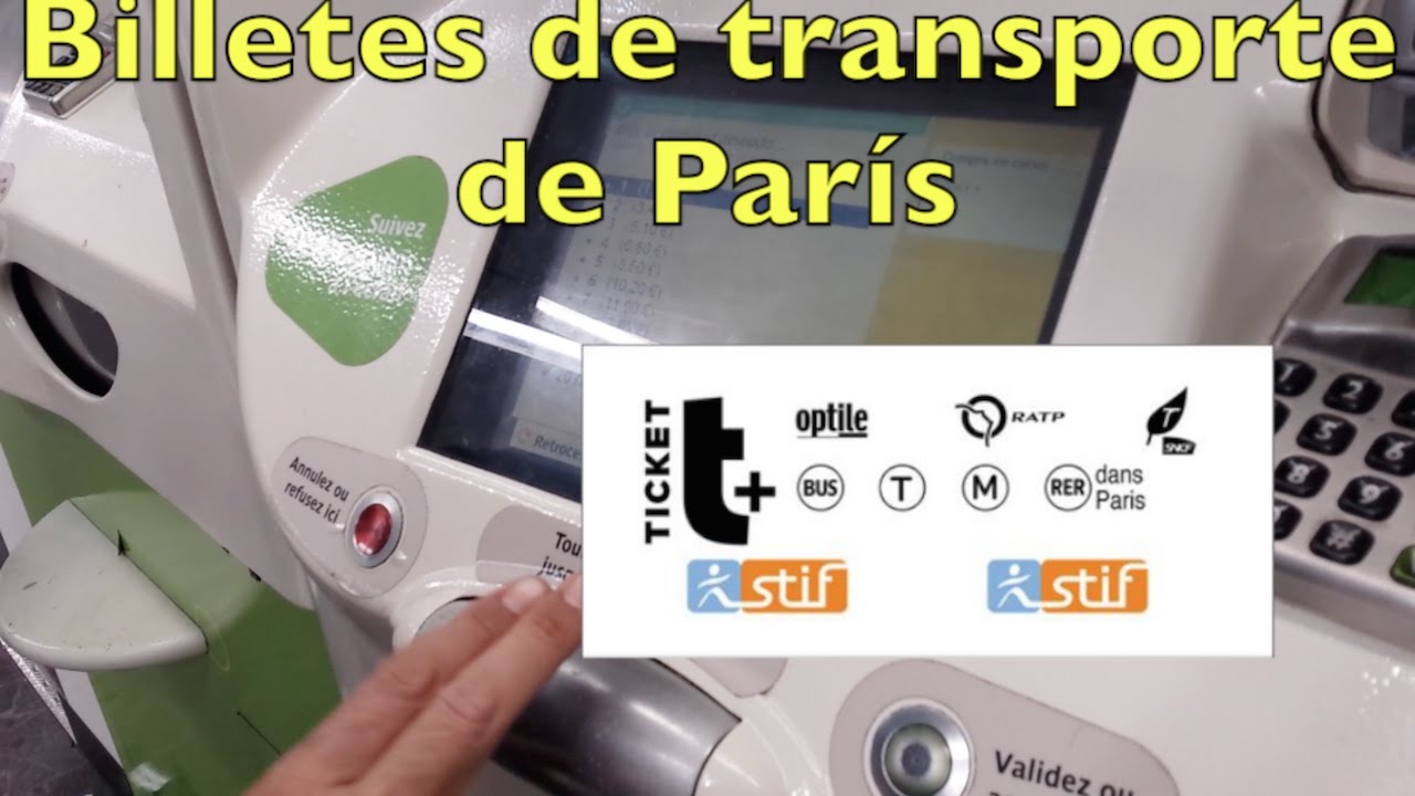 Transporte público en París, comprar billetes o boletos (MibauldeblogsTV)