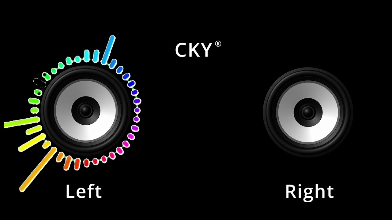 L R Stereo Sound Test - Left and Right