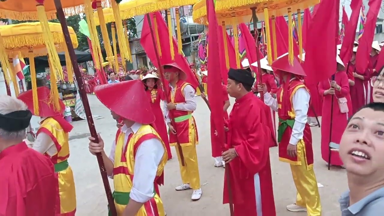 Lễ hội truyền thống chùa Hương Thủy Thôn Đại Trạch 11  04  2025 Trung Đoàn 246 Thuận Thành
