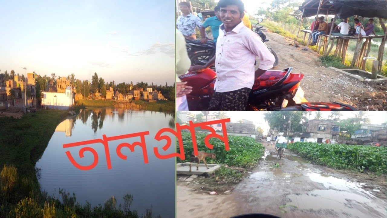 তালগ্রাম (Tallgiram)  Murshidabad.তালগ্রাম যাওয়া রাস্তার কিছু দৃশ্য।  8 October 2022