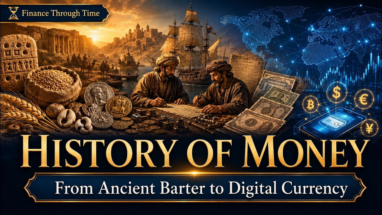 The History of Money: A Calm Journey From Ancient Barter to Digital Currency