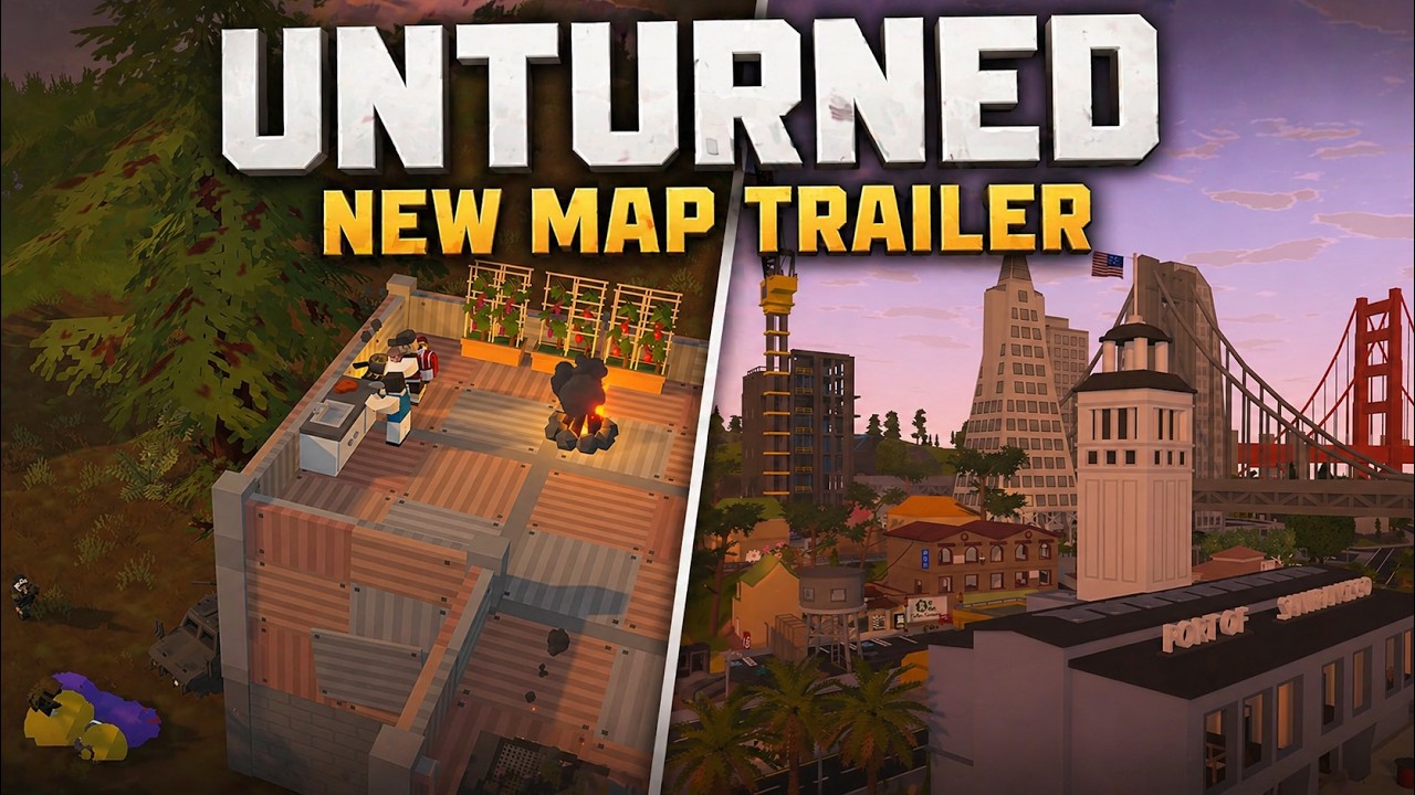 Вышел новый трейлер карты для Unturned!
