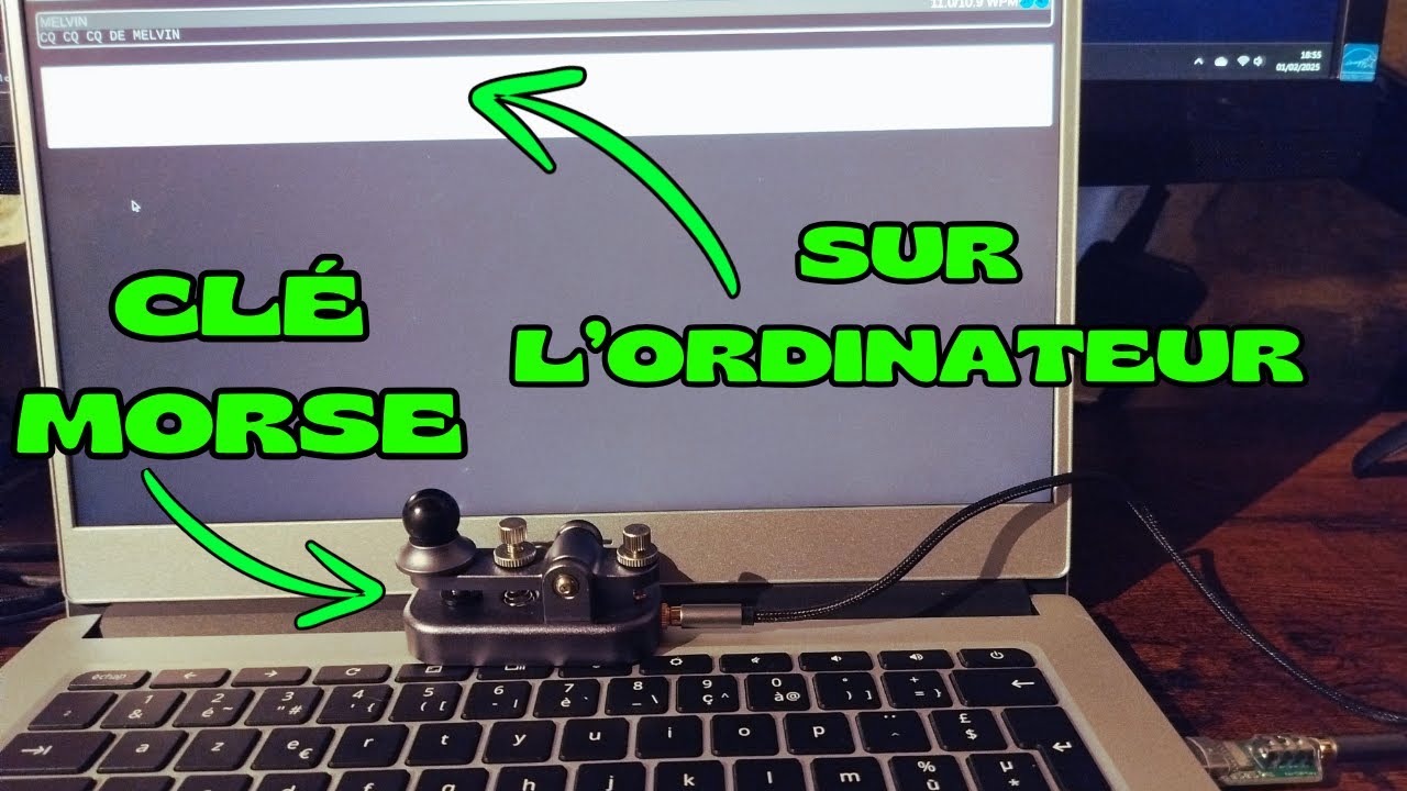 Comment connecter sa clé morse à son ordinateur ? + Présentation du site VBand