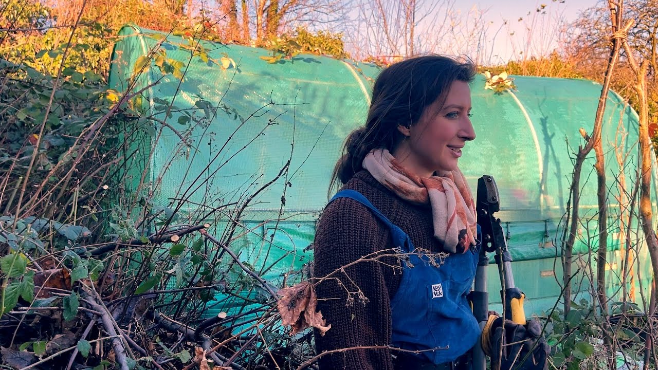 Winter Allotment Tidy Up Vlog / Homegrown Garden