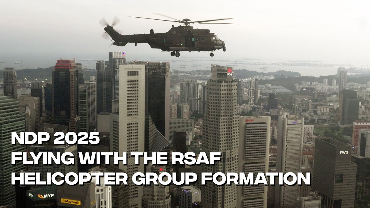 Flying with the RSAF - National Day Parade (NDP) 2025 Helicopter Formation