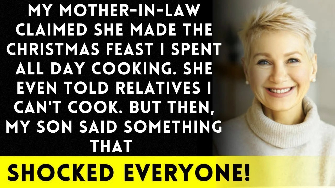 My Mother in Law Took Credit for the Meal I Made! Then My Son Revealed Something Shocking