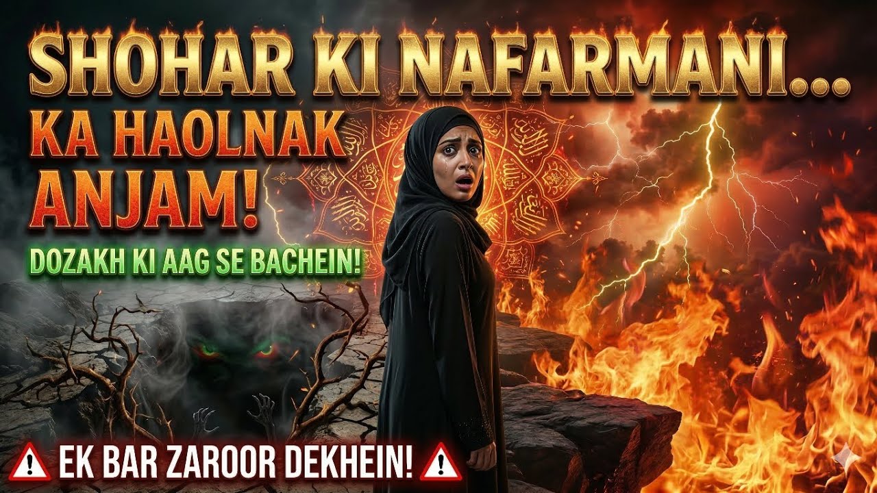 N'A'FARMANI KA AZAB! Shohar Ki Na-Fermani Aur Qabar Ka Haal
