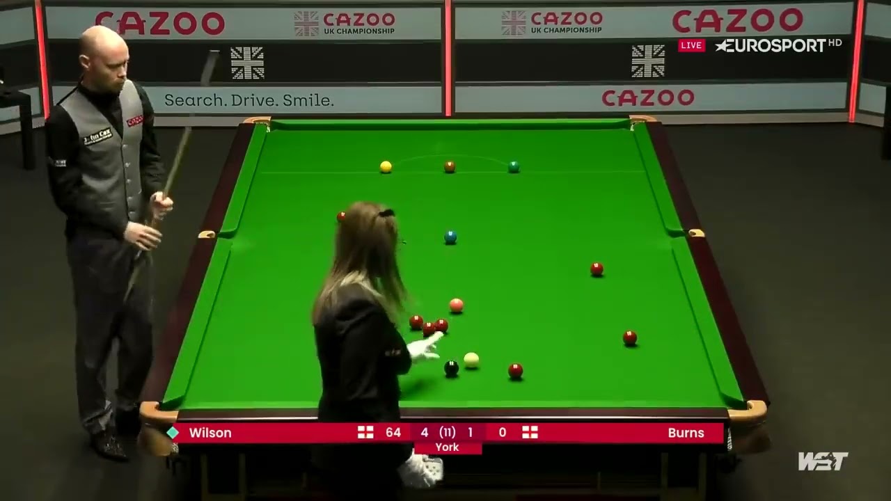 Gary Wilson hits maximum 147 break at UK Champions v Ian Burns