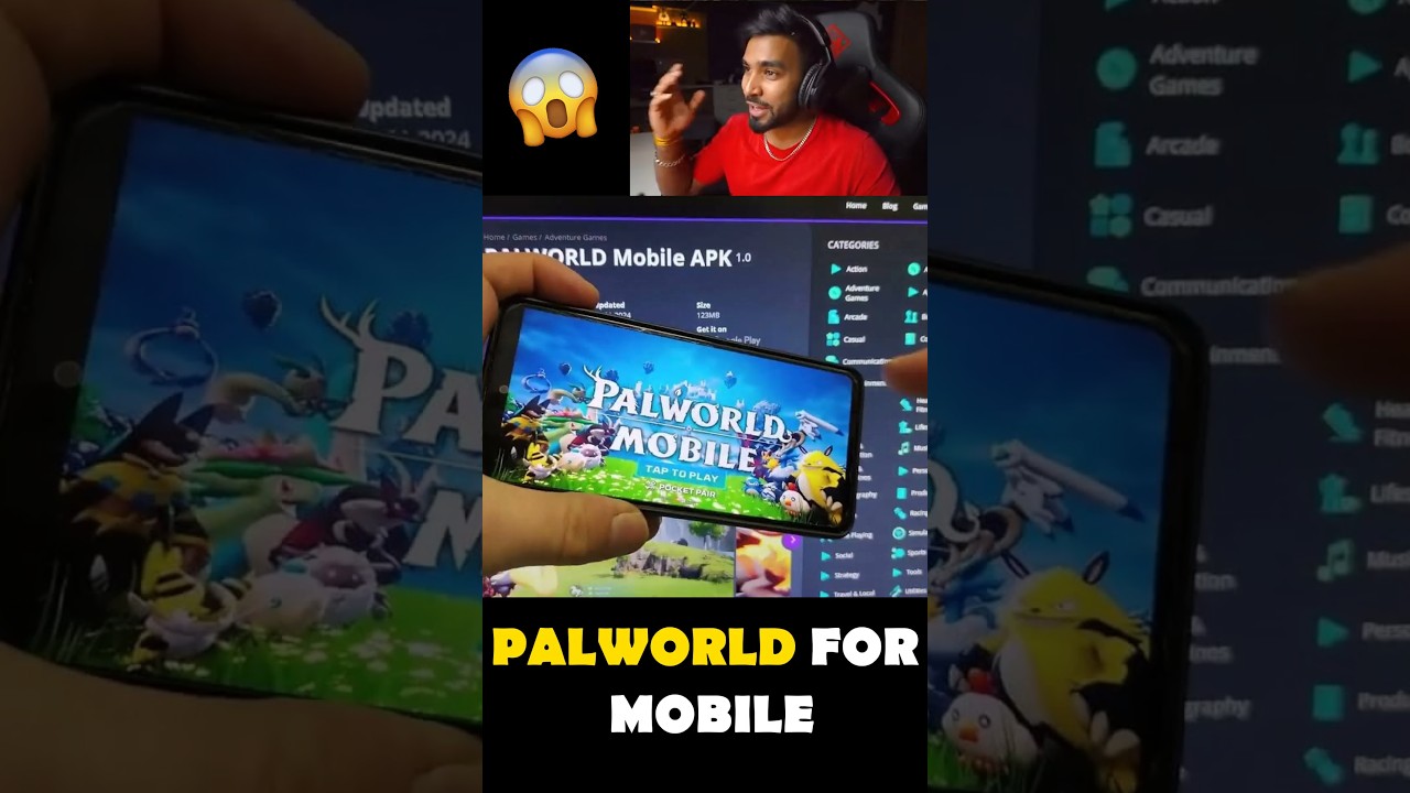 PALWORLD TYPE GAMES FOR MOBILE 😱TECHNO GAMERZ #shorts #short