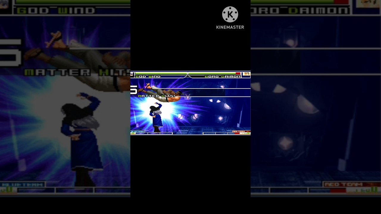 [kof mugen] God Wind Vs Diamond.#shorts