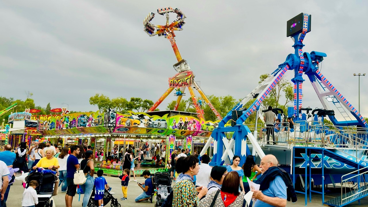 Atracciones Feria de Vitoria Gasteiz 2024 | Paseo por el recinto ferial mendizabala 2024
