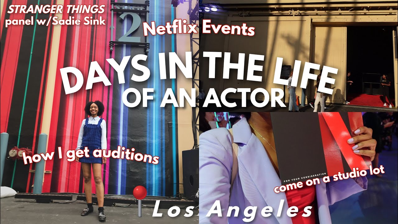 Days in the Life of an Actor in LA | Netflix events, how I get auditions, STRANGER THINGS Live panel
