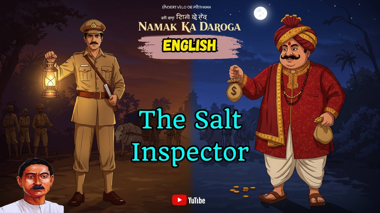 The Salt Inspector (Namak Ka Daroga)- Munshi Premchand | Moral story in English | Animated  story