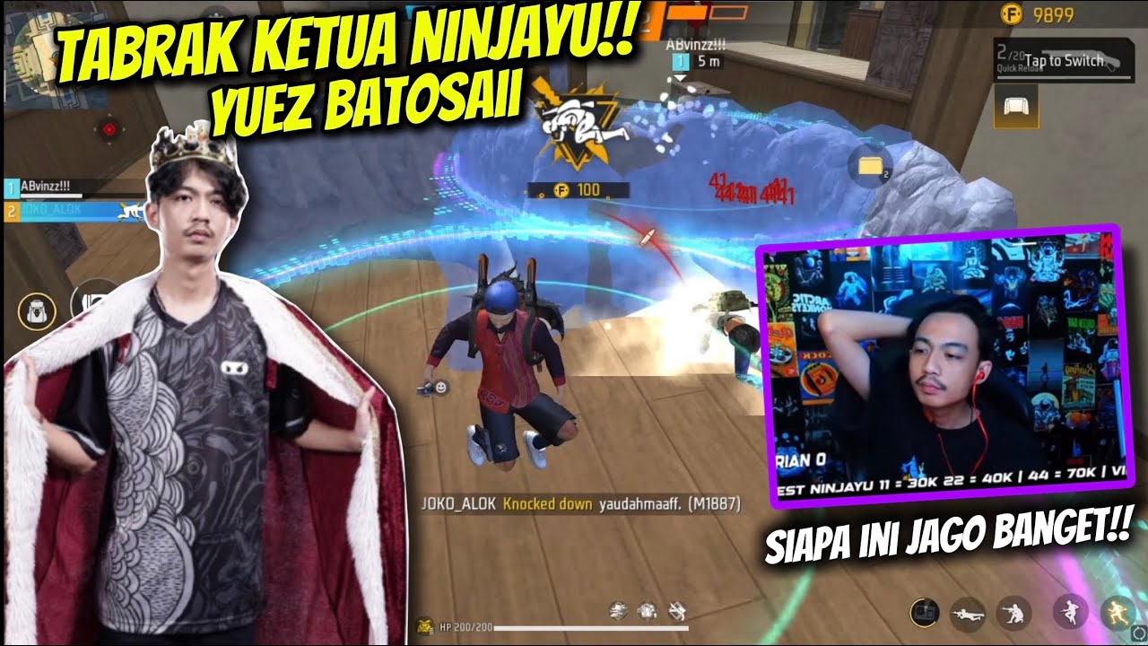 PRANK KETUA NINJAYU YUEZ BATOSAi SAMPAI TERHERAN HERAN😂