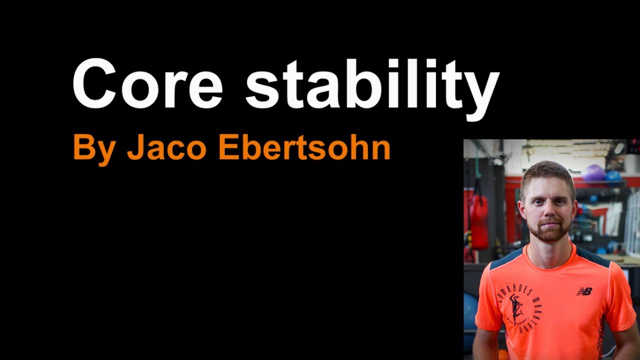 Testing and training core stability of runners