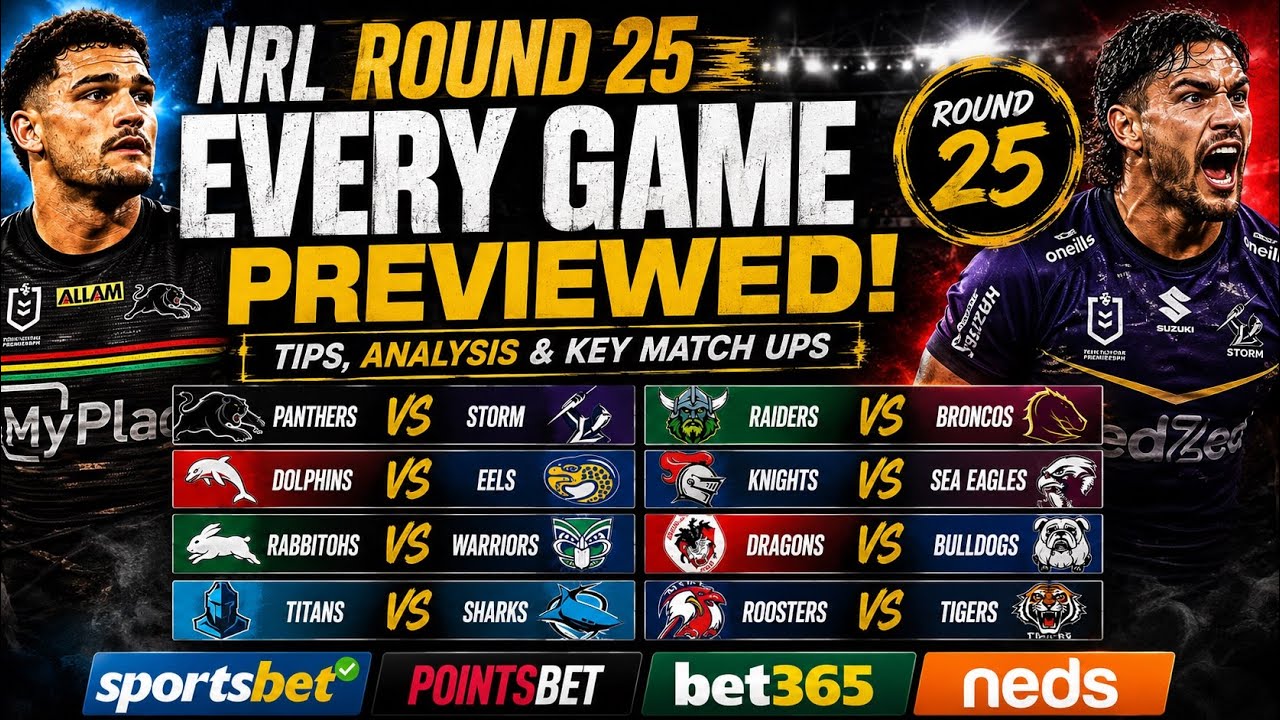 Before You Bet NRL Round 25&hellip; WATCH THIS 👀 