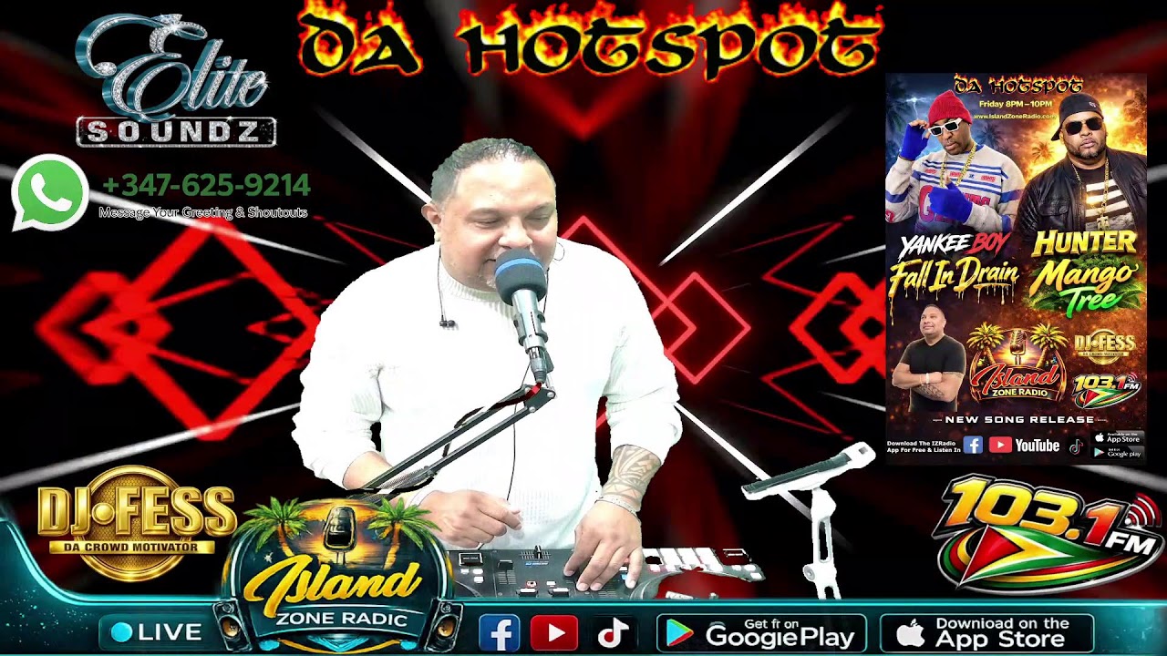 DA HOTSPOT W/Dj Fess LIVE ON IZRadio 103.1FM 2/27/2026