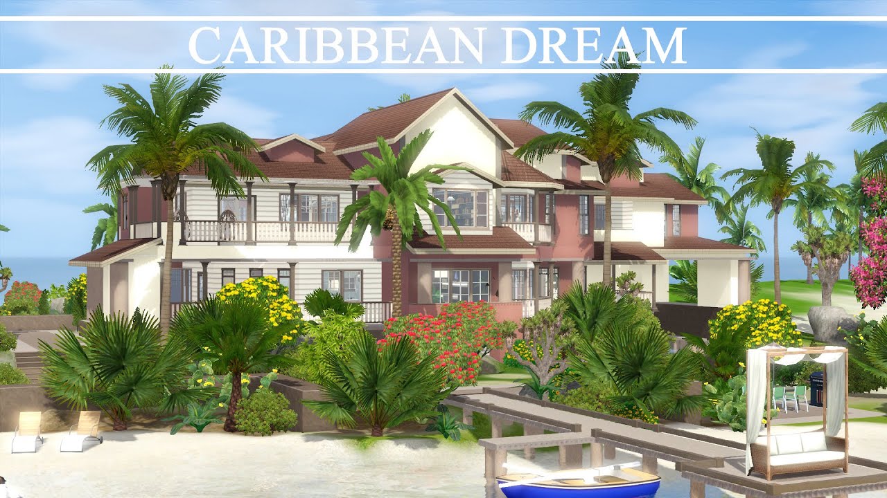 The Sims 3 House Building - Caribbean Dream - Speed Build