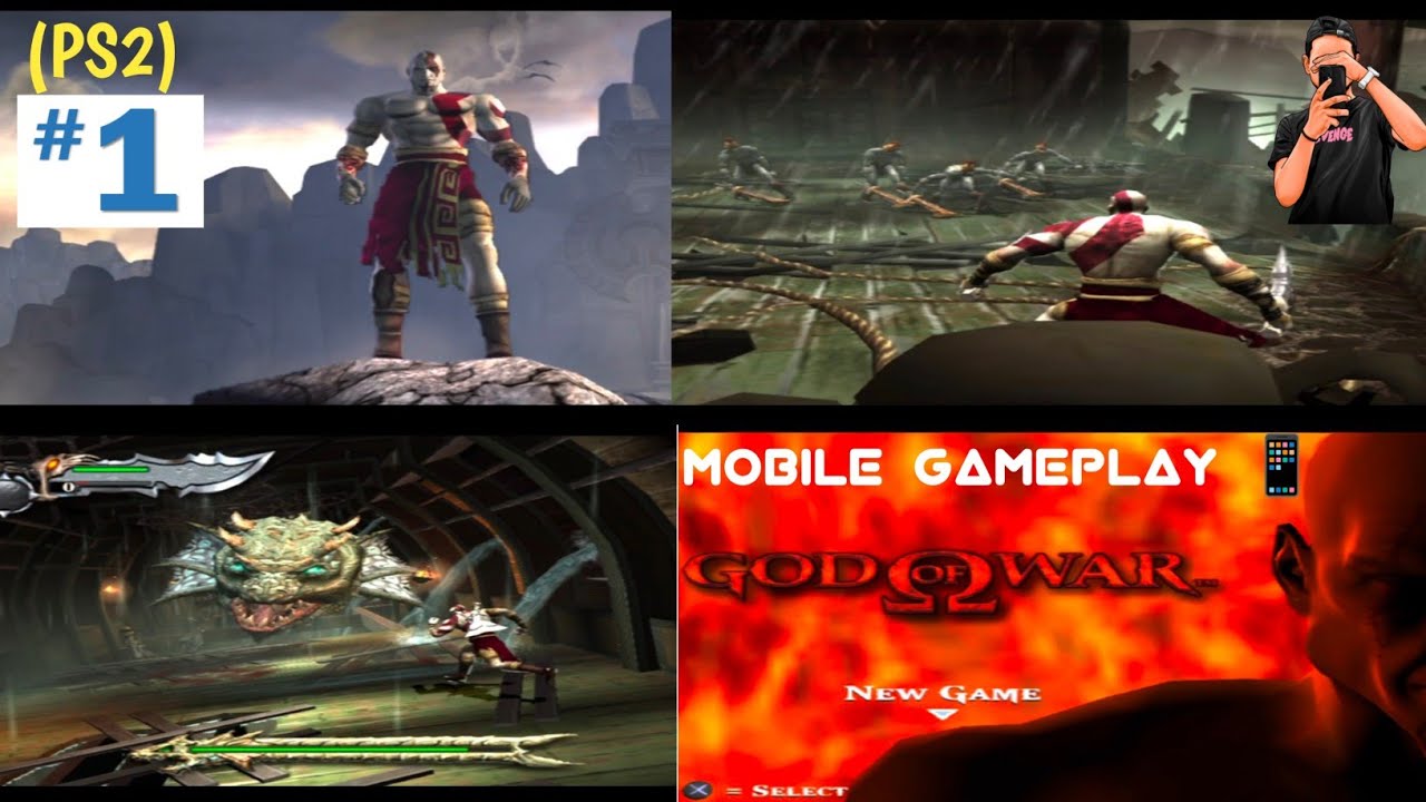 GOD OF WAR 1(PS2) 😍 STARTING MOBILE GAMEPLAY ✅ PART 1