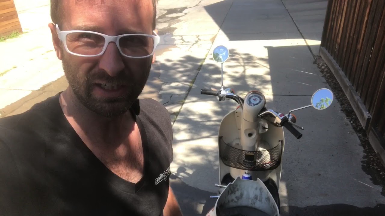 My scooter won't start! Is it a fouled spark plug?