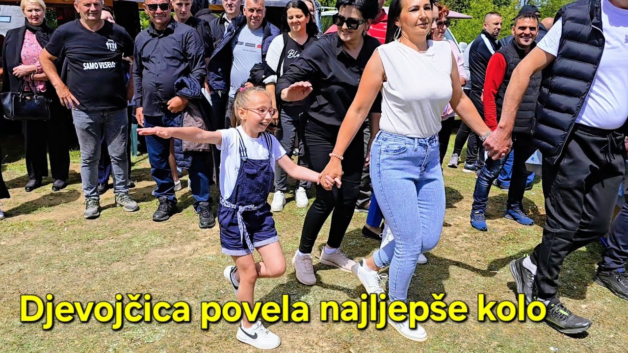 Djevojčica povela najljepše kolo na teferiču Posestra - 18.05.2025. - 🎹 Irfan Bend.