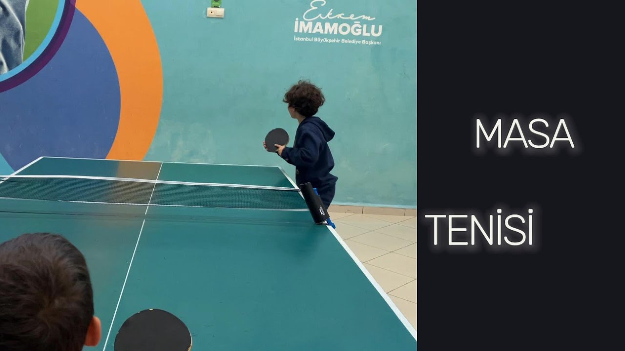 Hidayet Türkoğlu Spor Kompleksinde Masa Tenisi Oynadık