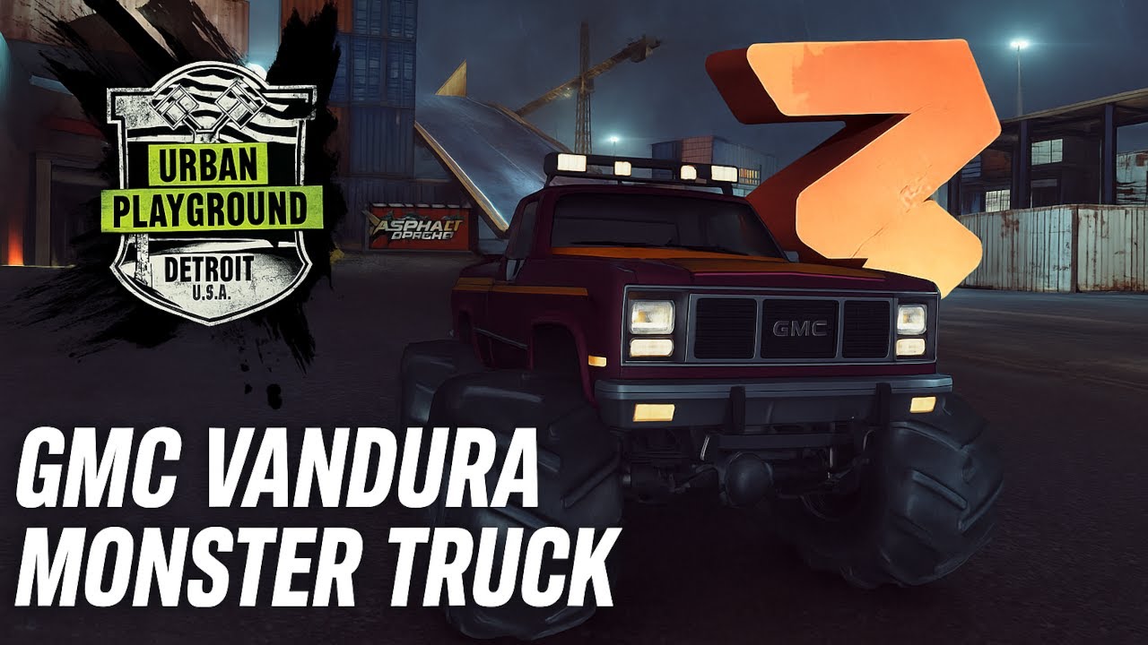 Asphalt Xtreme – Urban Playground Detroit | GMC Vandura Monster Truck Gameplay (No Commentary)
